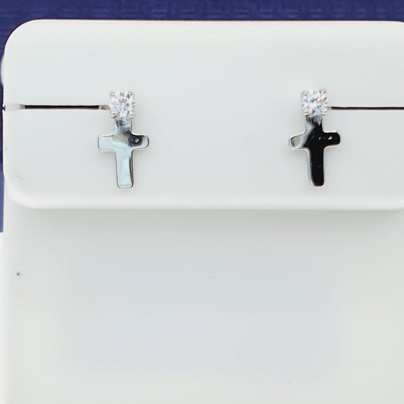 "#925 Sterling Silver Stud Earrings for Women/Girl, US925P1007 - Picture 2 of 11